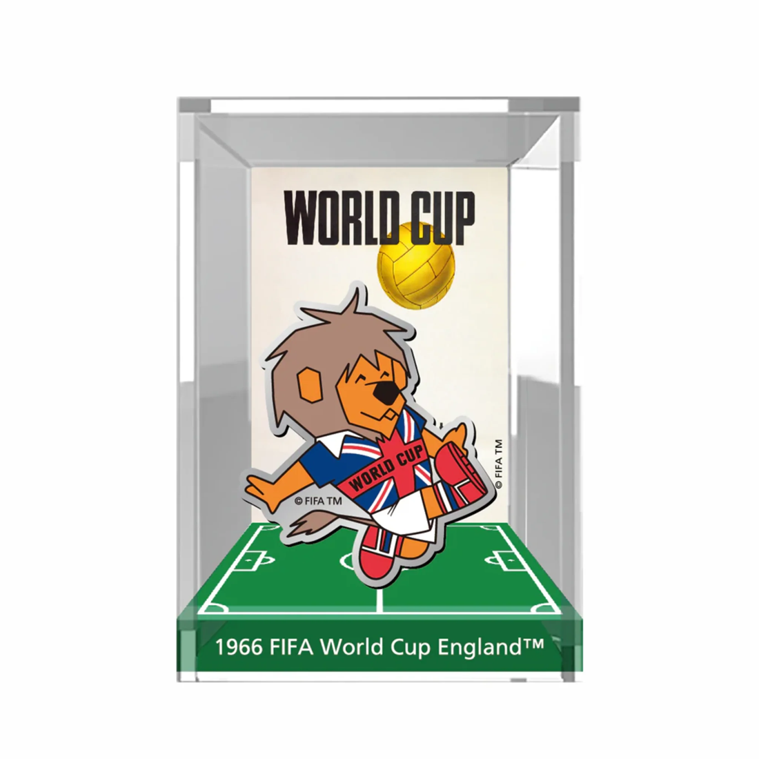 1966 FIFA World Cup England™ Mascot Pin in Display Box - مغناطيس