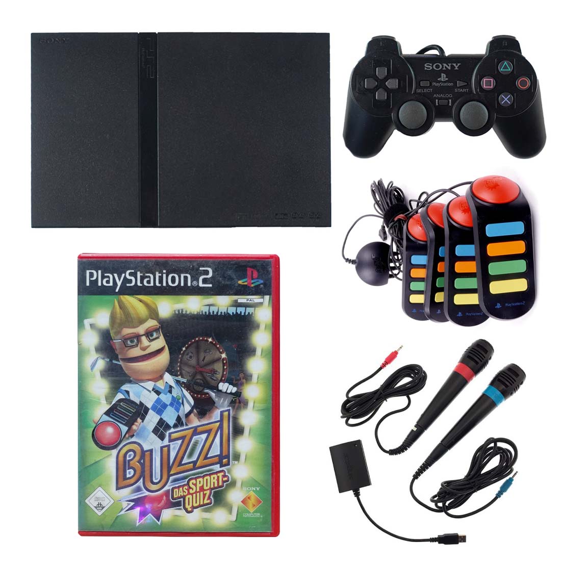 Sony PlayStation 2 Slim excellent état avec 2 manettes - Consoles Sony PlayStation 2 Slim excellent état avec 2 manettes - Consoles