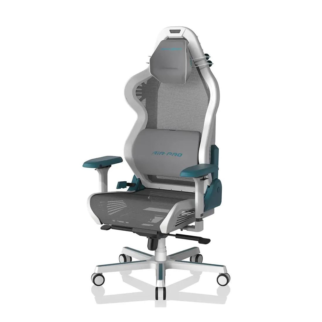 DXRacer Air Pro Gaming Chair - White & Cyan - كرسي - Store 974 | ستور ٩٧٤