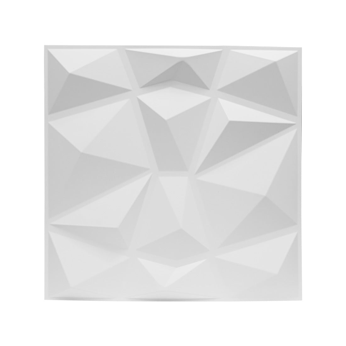 3D Abstract Wall Panel - 5 Pieces - White - لوحة جدار - Store 974 | ستور ٩٧٤