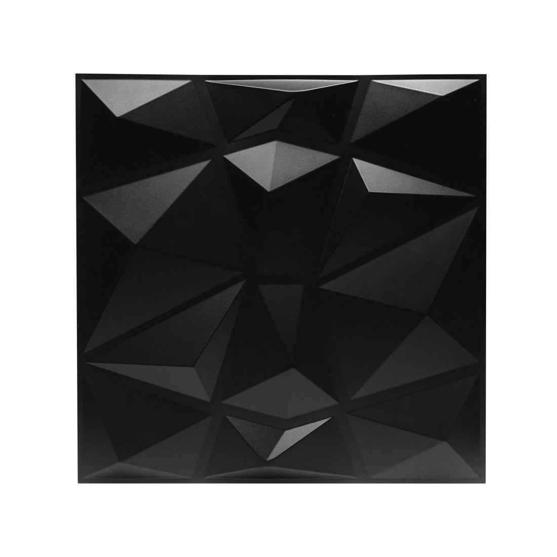 3D Abstract Wall Panel - 5 Pieces - Black - لوحة جدار - Store 974 | ستور ٩٧٤