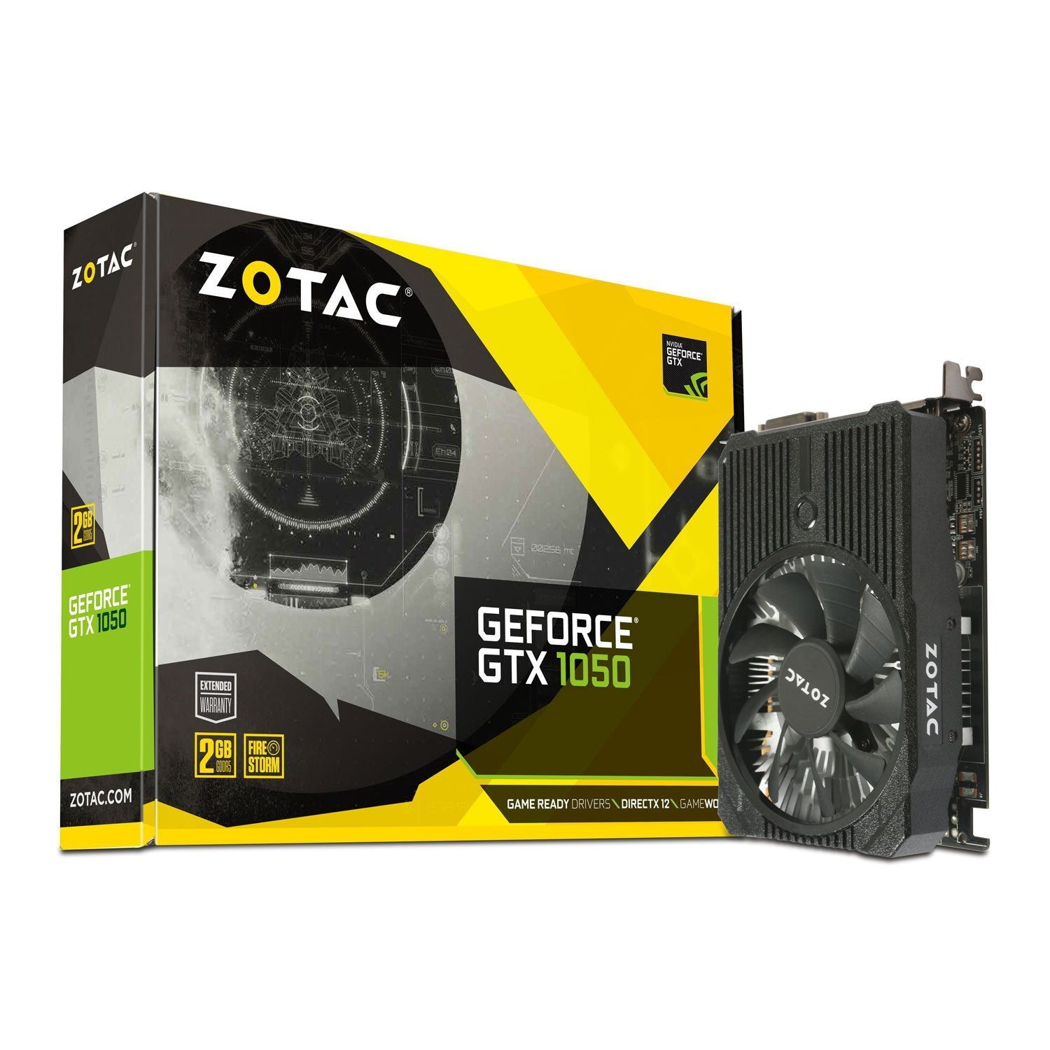 Zotac Gaming GeForce GTX 1050 Mini 4GB GDDR5 PCI-E Gen 4x4 - Graphics Card - Store 974 | ستور ٩٧٤
