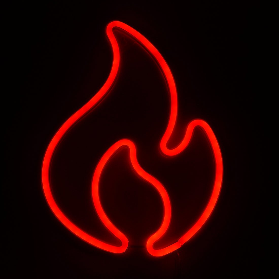 Led Neon Fire Shape - Red - Store 974 | ستور ٩٧٤