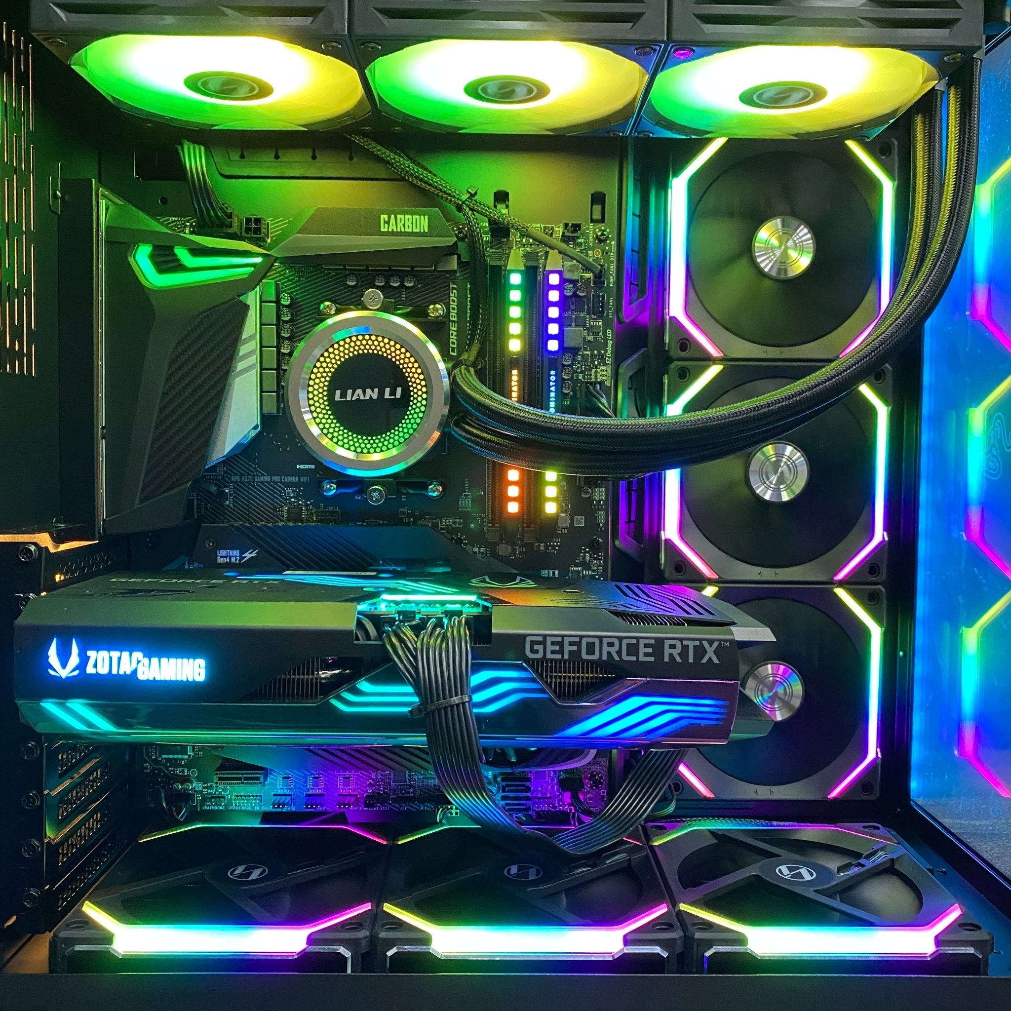 Gaming Pc Best Ryzen Cpu For Rtx 3080 Pre-Built) Lian Li O11 Razer