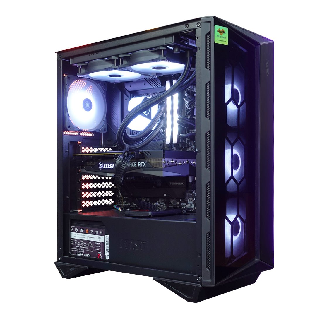 Pre-Built) Gaming PC Intel Core i5-12400F w/ MSI RTX 3060 Gaming X