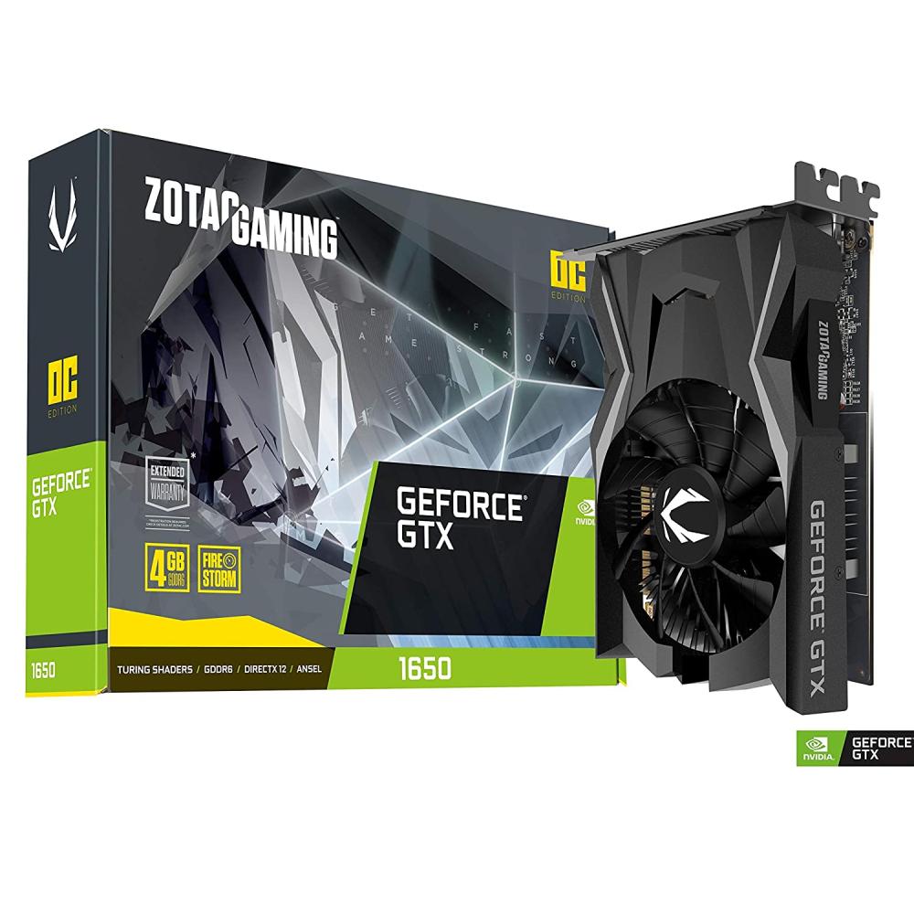 Zotac Gaming GeForce GTX 1650 OC 4GB GDDR6 Graphics Card ZT