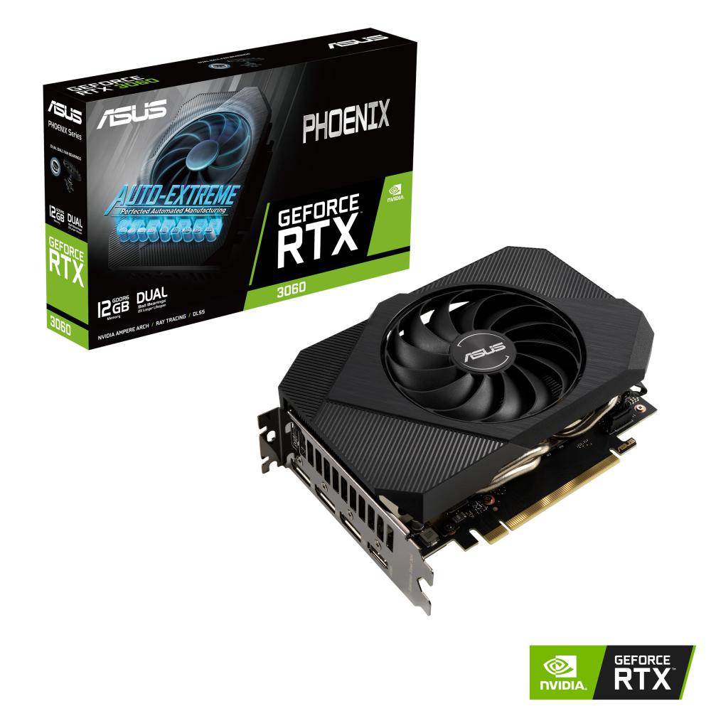 Asus Phoenix GeForce RTX 3060 V2 12GB GDDR6 Graphics Card كرت