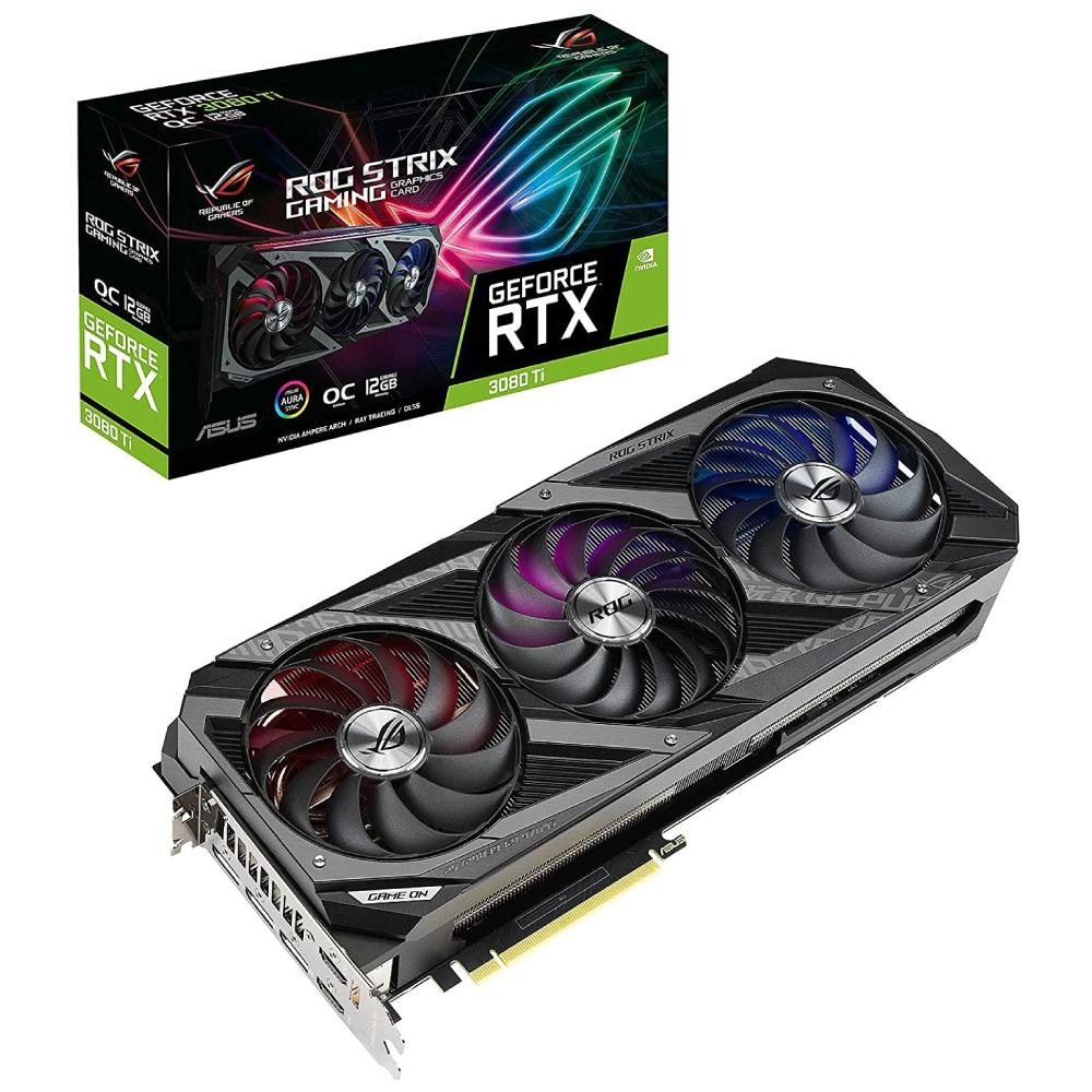 Asus GeForce RTX 3080 Ti ROG Strix 12GB OC Graphics Card كرت