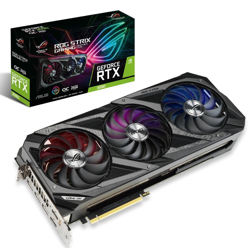 ASUS GeForce RTX 3090 ROG Strix 24GB OC Graphics Card كرت الشاشة