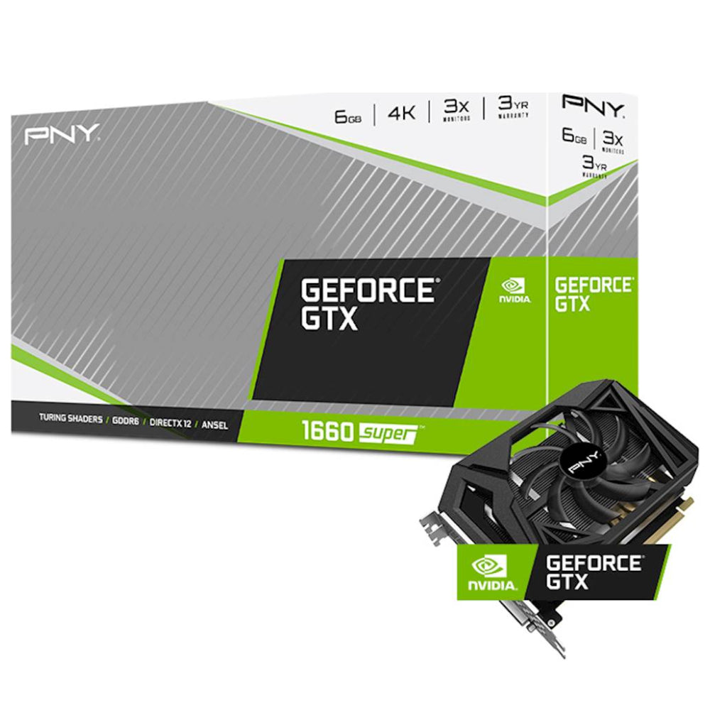 PNY GeForce GTX 1660 SUPER Single Fan كرت الشاشة – Store974