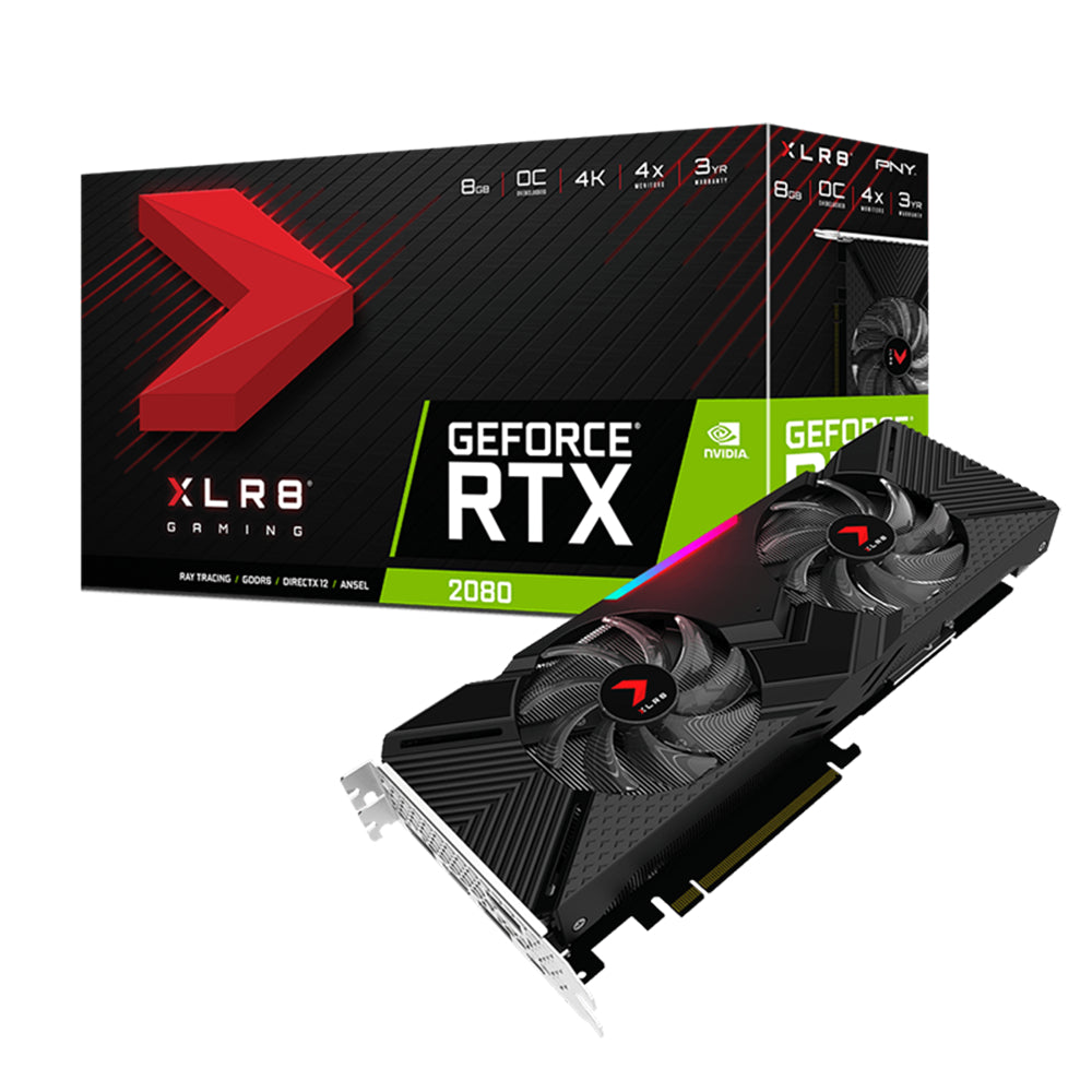 PNY GeForce RTX 2080 XLR8 Gaming OC 8GB GDDR6 PCI-E Gen 4x4
