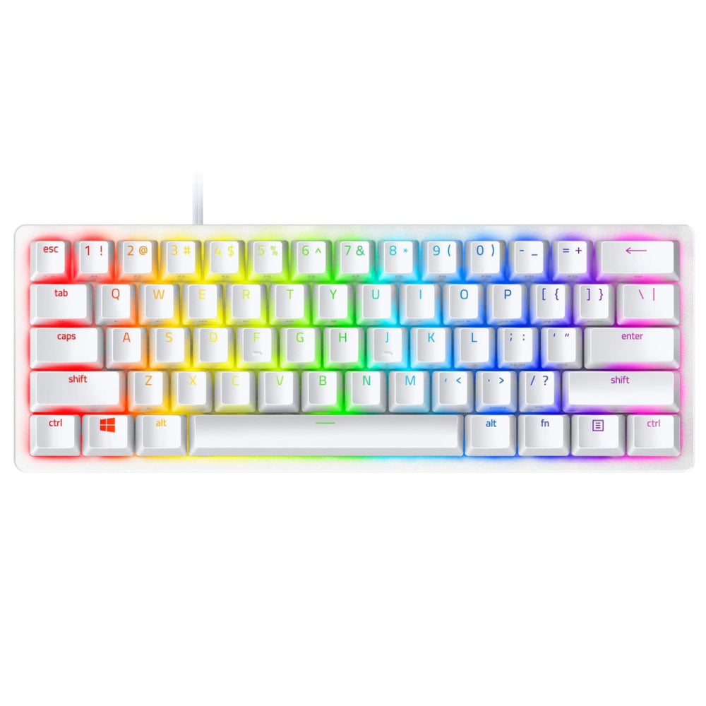 Razer Huntsman Mini 60% Gaming Keyboard Mercury - White - Store 974 | ستور ٩٧٤