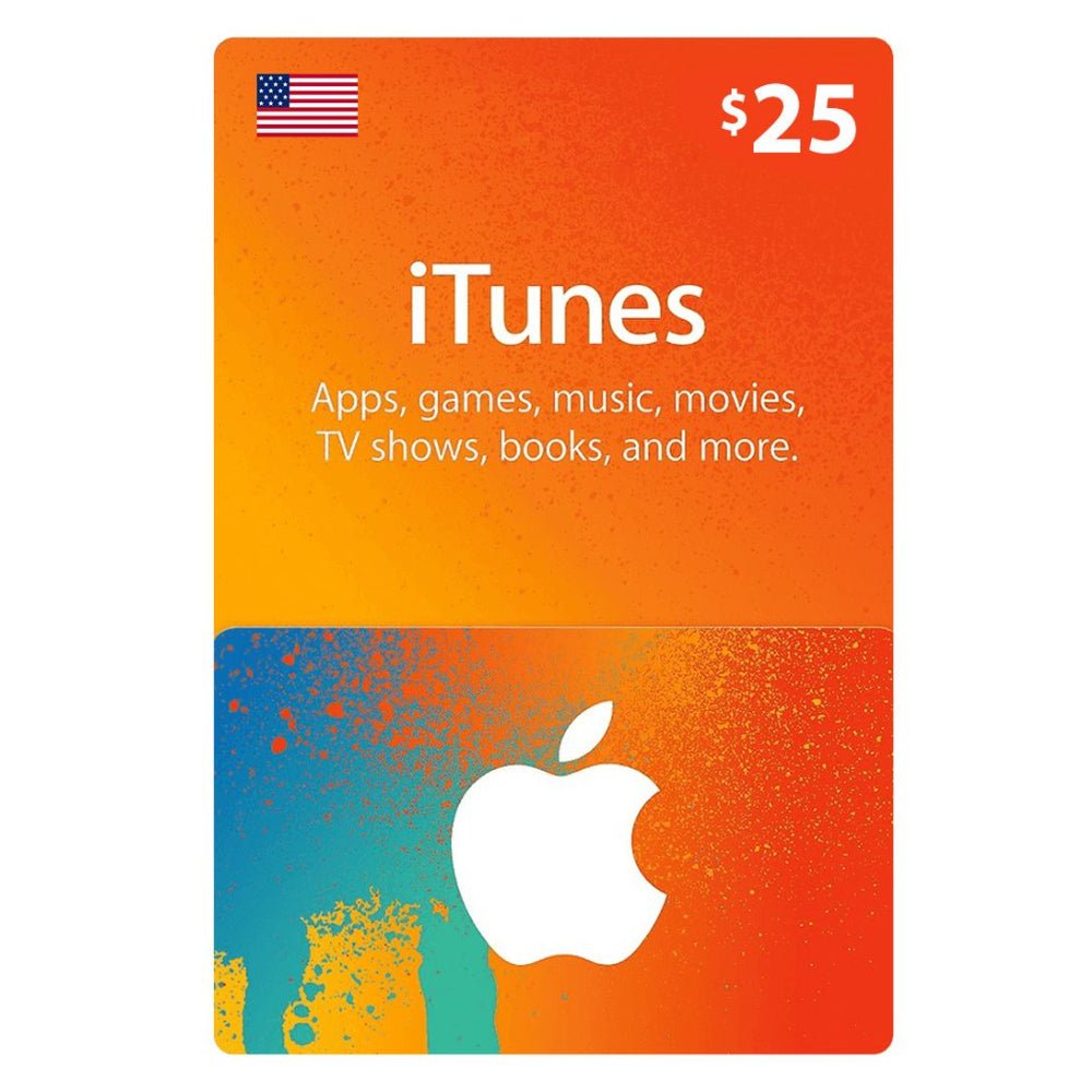 iTunes USA $25 - Store 974 | ستور ٩٧٤