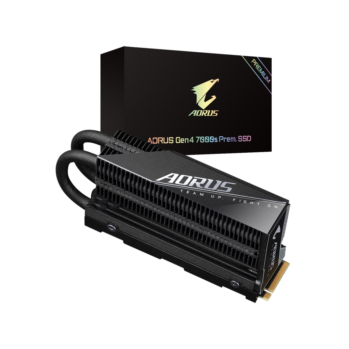 Gigabyte Aorus 1TB Gen4 7000s SSD W/ Heatsink مساحة