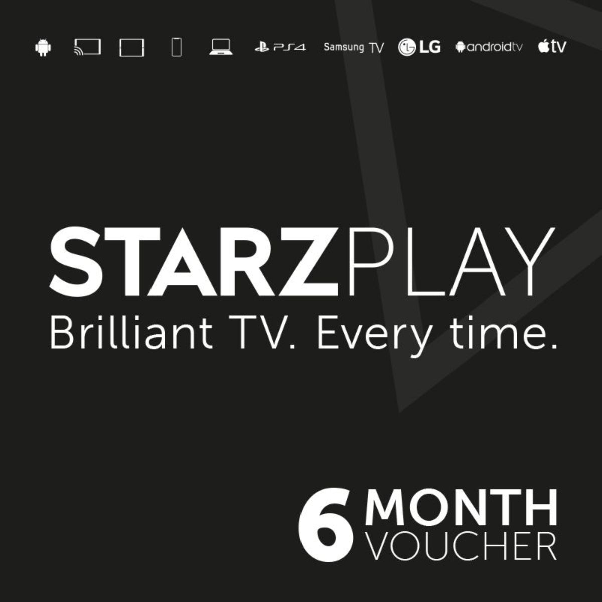 Starz Play 6 months Store 974 ستور ٩٧٤