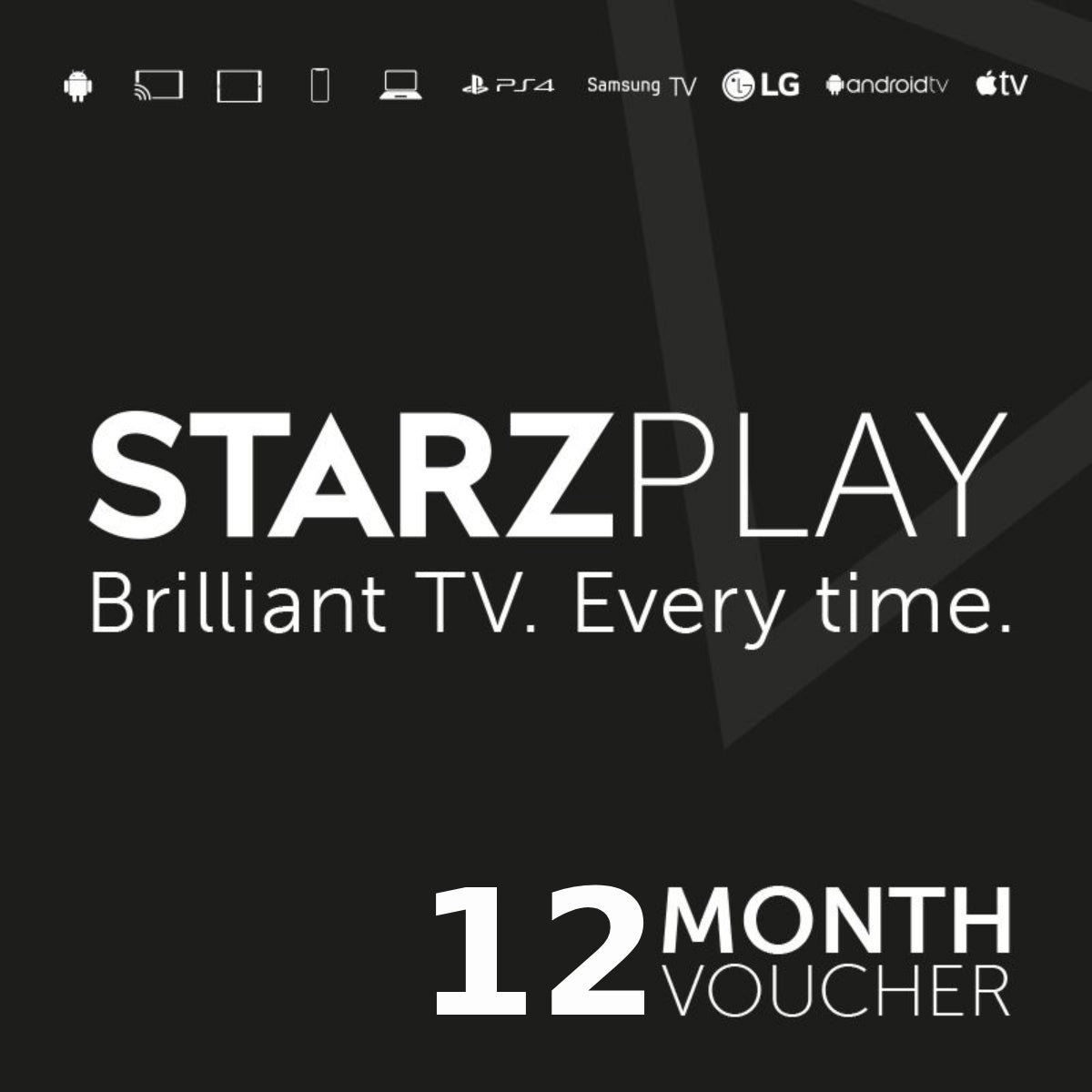 Starz Play 12 months - Store 974 | ستور ٩٧٤