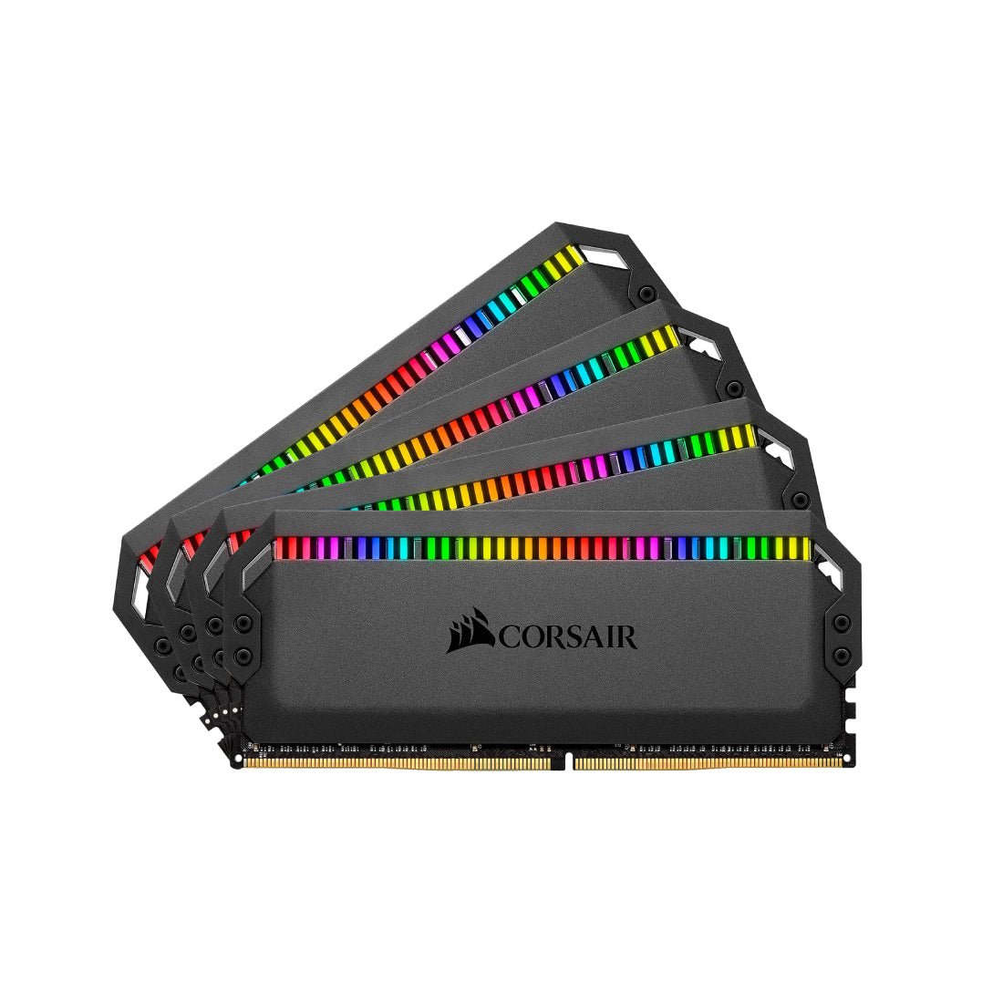 Corsair Dominator Platinum RGB 128GB (4x32GB) DDR4 3600MHz - Black ...