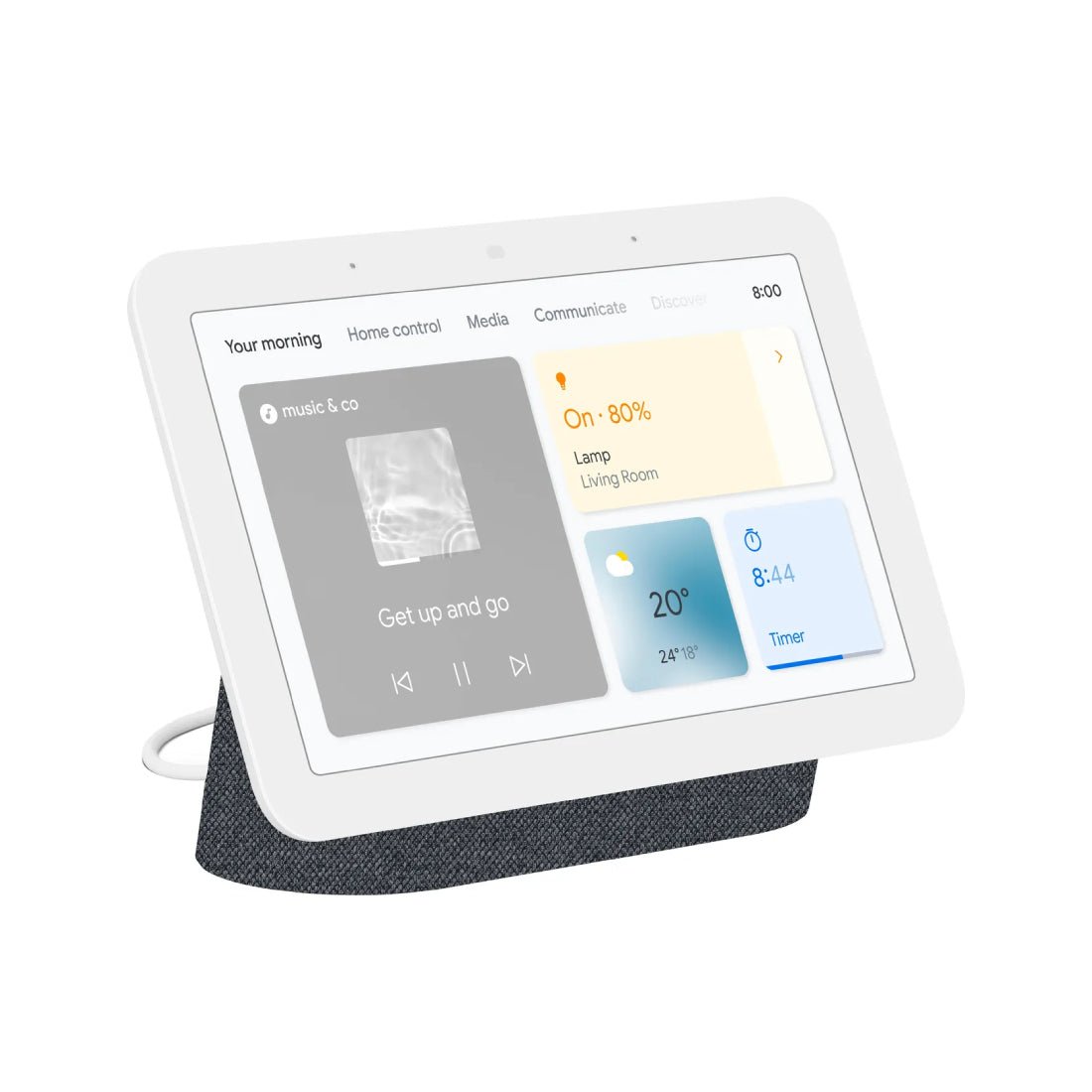 Google Nest Hub 2nd Gen Wireless Smart Display - Charcoal - مكبر