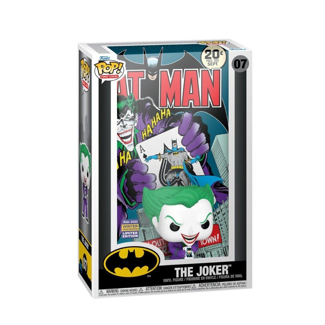 Funko Pop Cover! Heroes: DC - The Joker (ECCC'22) #07 - دمية