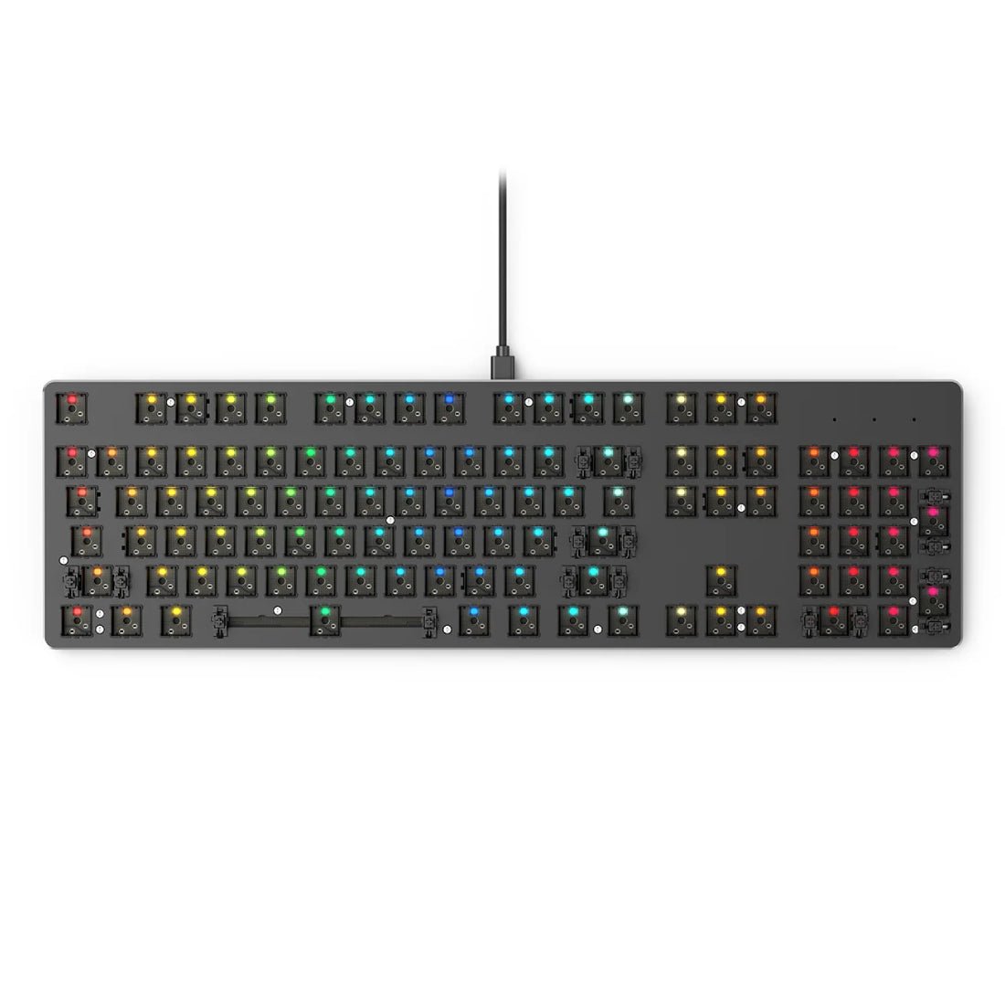 Glorious Gaming 104 Key Mechanical RGB Keyboard - Barebones - لوحة مفاتيح - Store 974 | ستور ٩٧٤