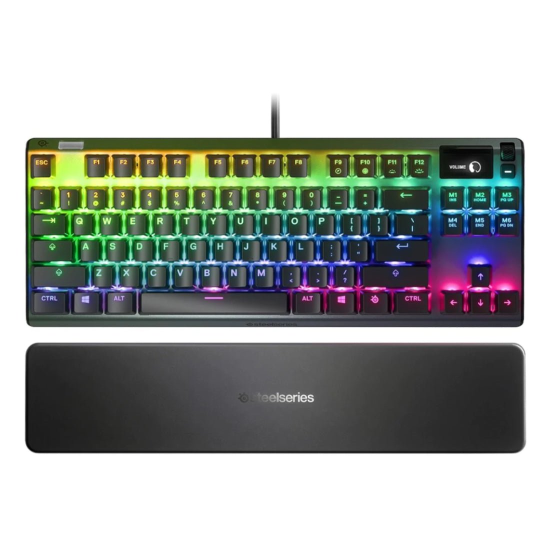 SteelSeries Apex 7 TKL RGB Compact Mechanical Gaming Keyboard - Ghost -  لوحة مفاتيح, Store 974, ستور ٩٧٤