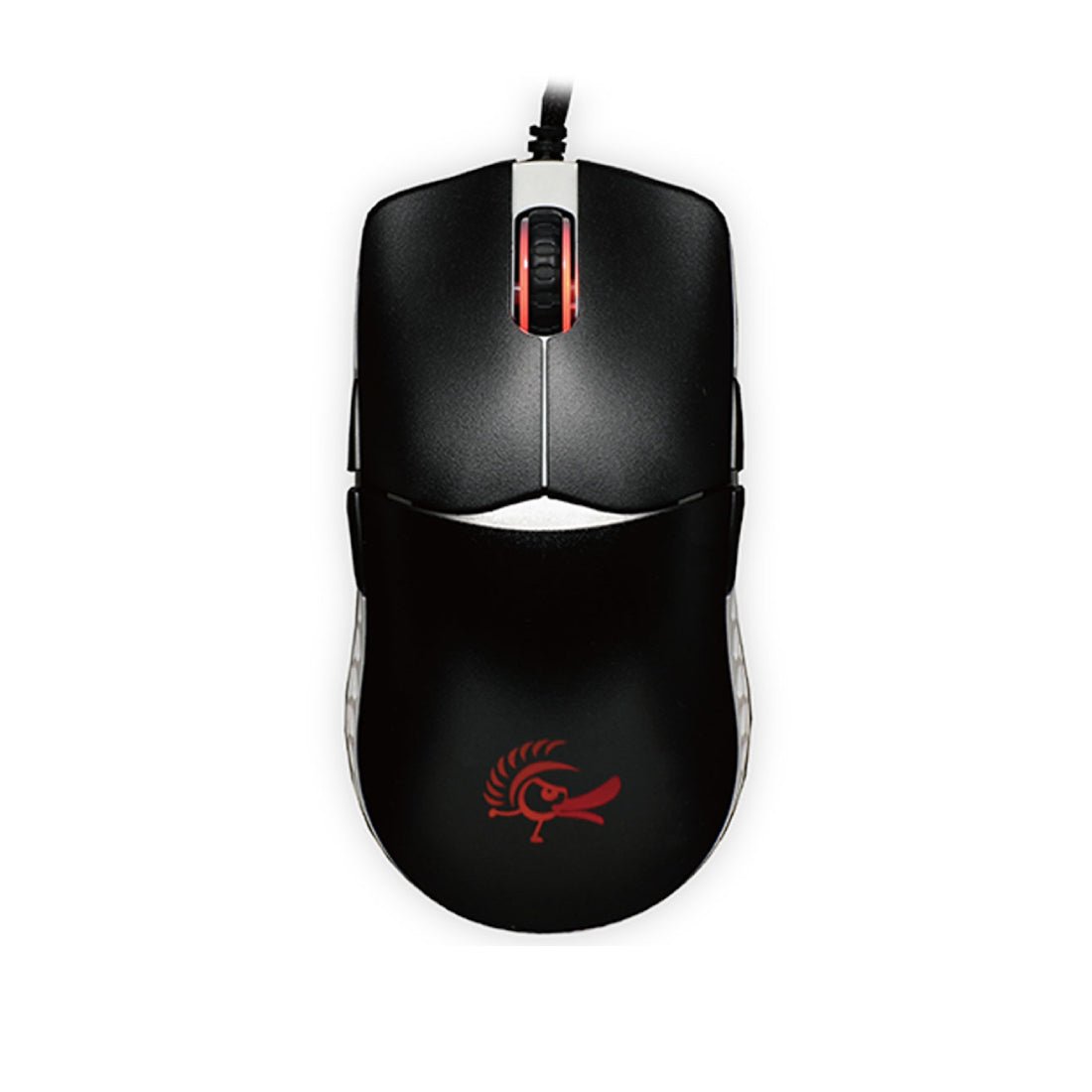 Ducky Feather Black & White Wired Gaming Mouse - Huano - فأرة - Store 974 | ستور ٩٧٤