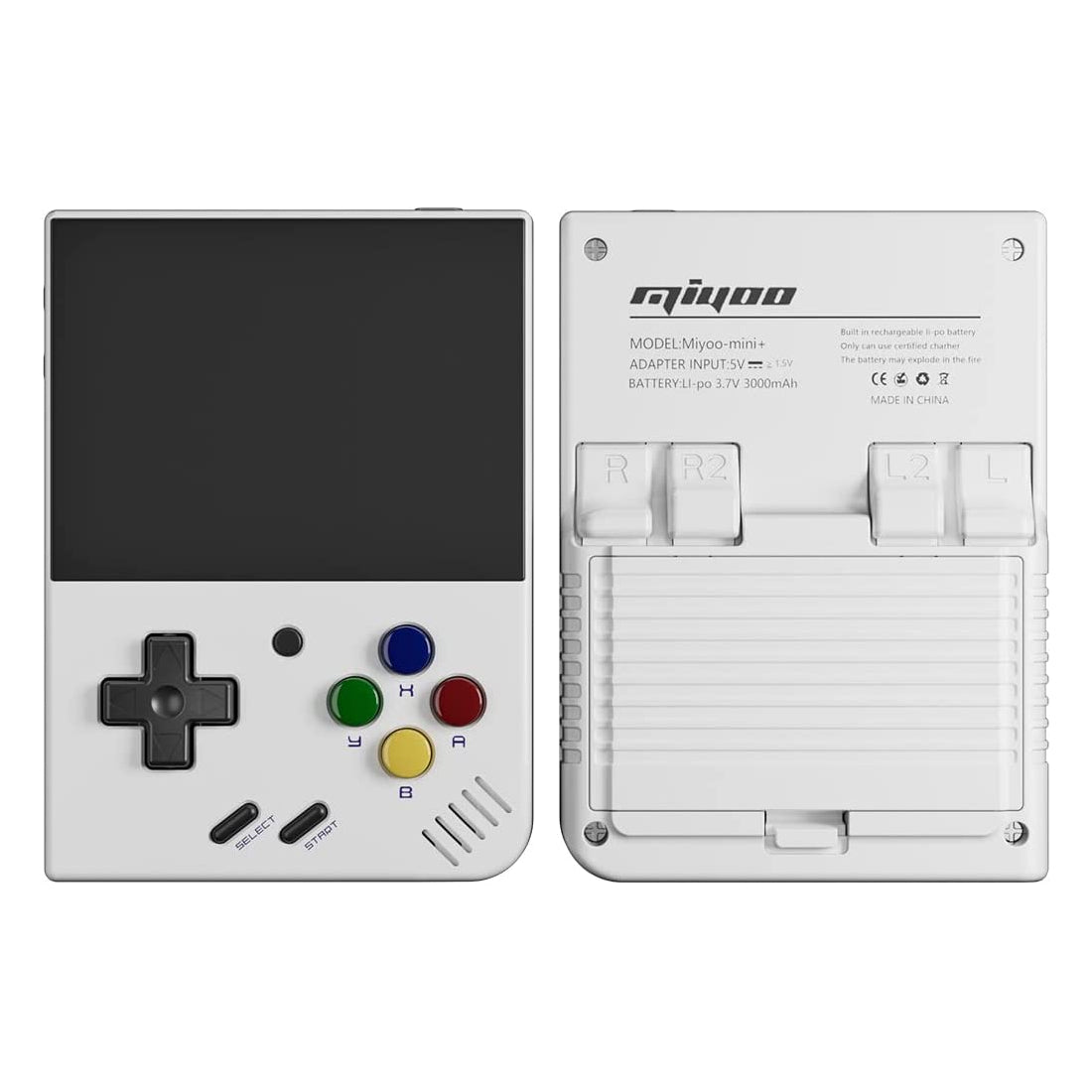 Miyoo Mini Plus Portable Game Console 128GB - White - جهاز ألعاب - Store 974 | ستور ٩٧٤