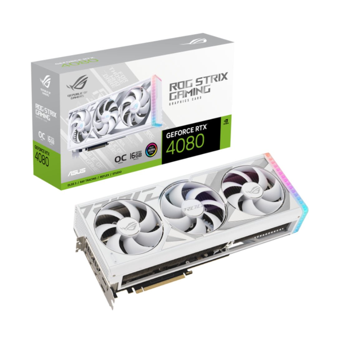 MSI Gaming GeForce RTX 4080 Video Card RTX 4080 16GB GAMING X SLIM WHITE 