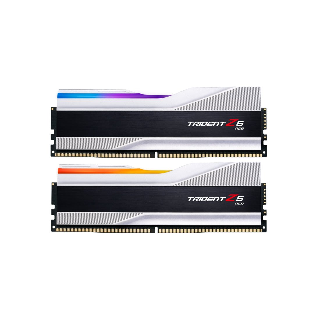 Trident Z5 32GB (2x16GB) RGB DDR5 7800MHz Silver ذاكرة