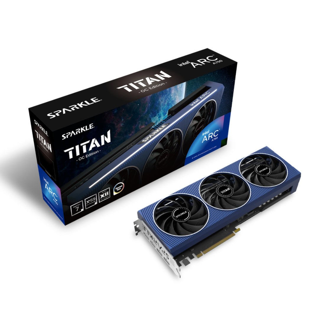 intel arc a750 limited edition 8gb gddr6 graphics card Sparkle Intel Arc A750 Titan OC 8GB GDDR6 Graphics Card - كرت الشاشة – Store974 Electronics WLL