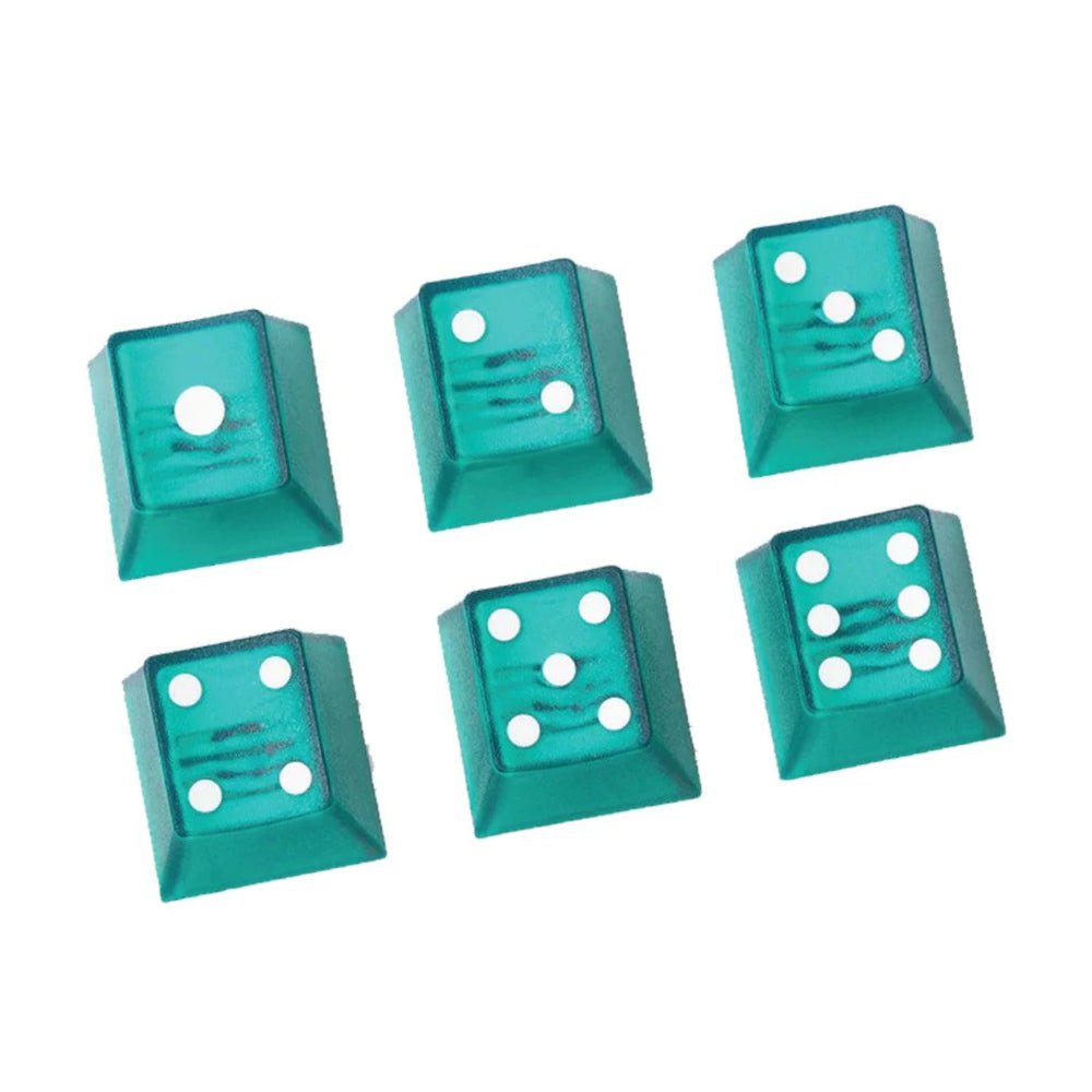 Tai-Hao ABS-Cubic Novelty Backlit Keyset - Green - مفاتيح كيبورد - Store 974 | ستور ٩٧٤