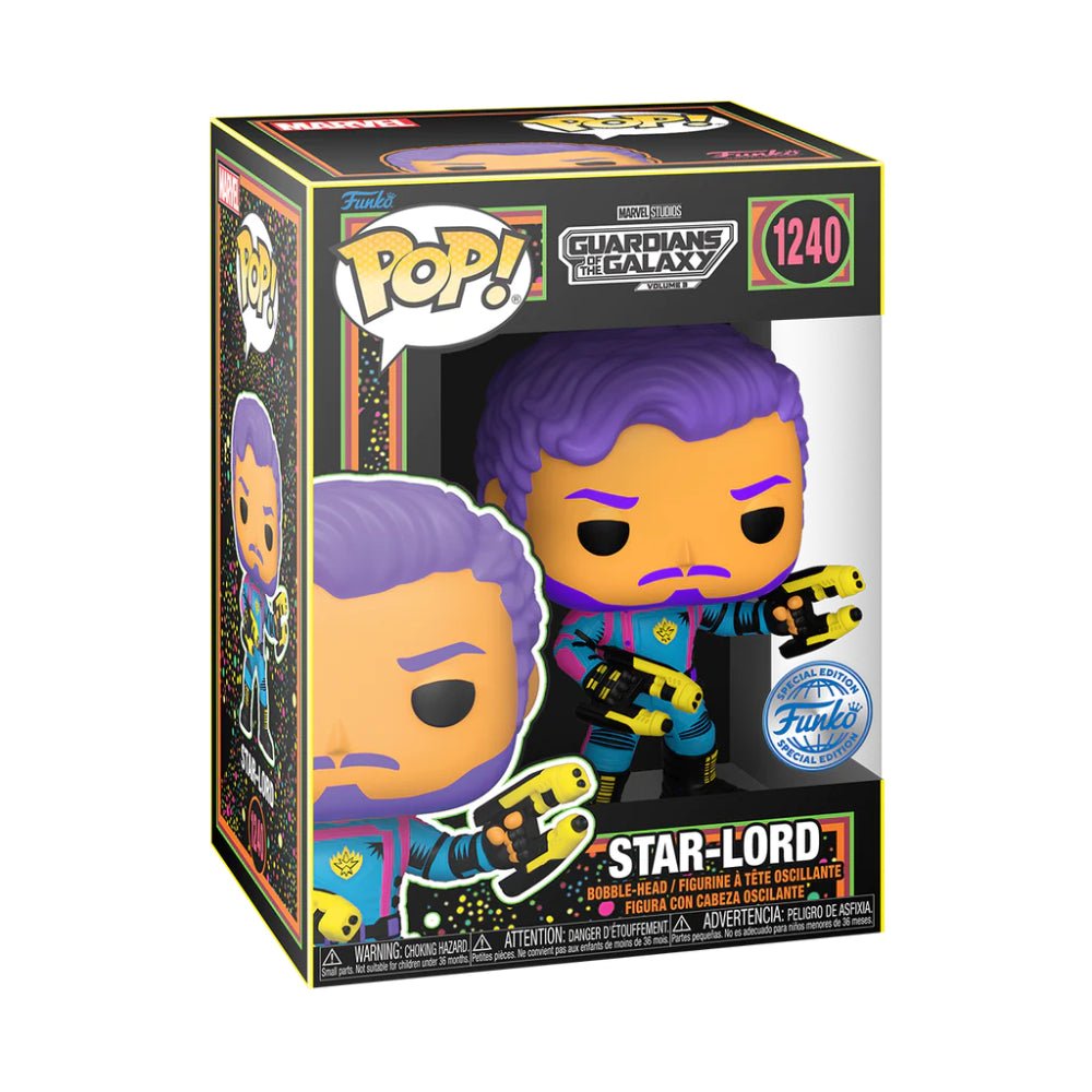 Funko Pop! Marvel: Guardian of the Galaxy Star-Lord (BLKLT