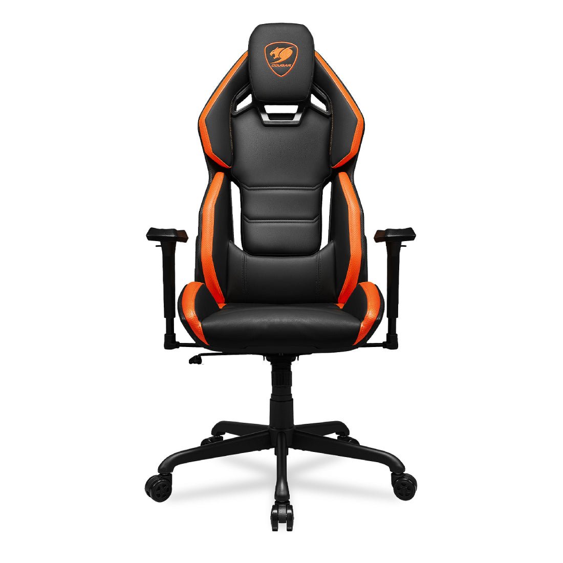 Cougar Hotrod Gaming Chair - Black & Orange - كرسي ألعاب - Store 974 | ستور ٩٧٤