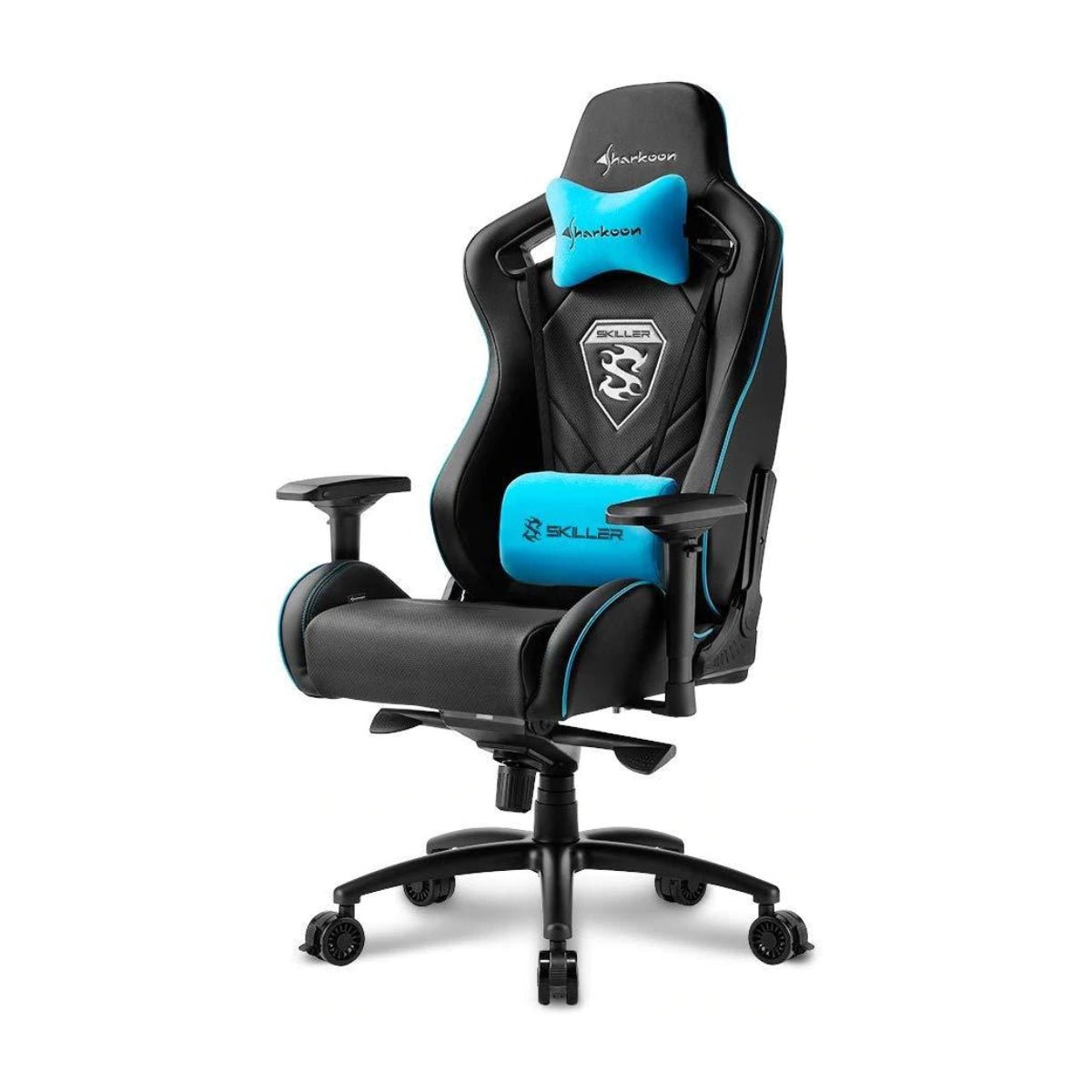 Sharkoon Skiller SGS4 XL Gaming Seat - Black/Blue - Store 974 | ستور ٩٧٤