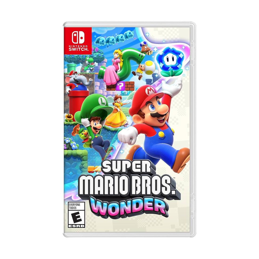 Nintendo Switch Super Mario Bros. Wonder & 3D Collection NINTENDO Switch OLED alb + Super Mario Bros. Wonder + 12 lună NSO