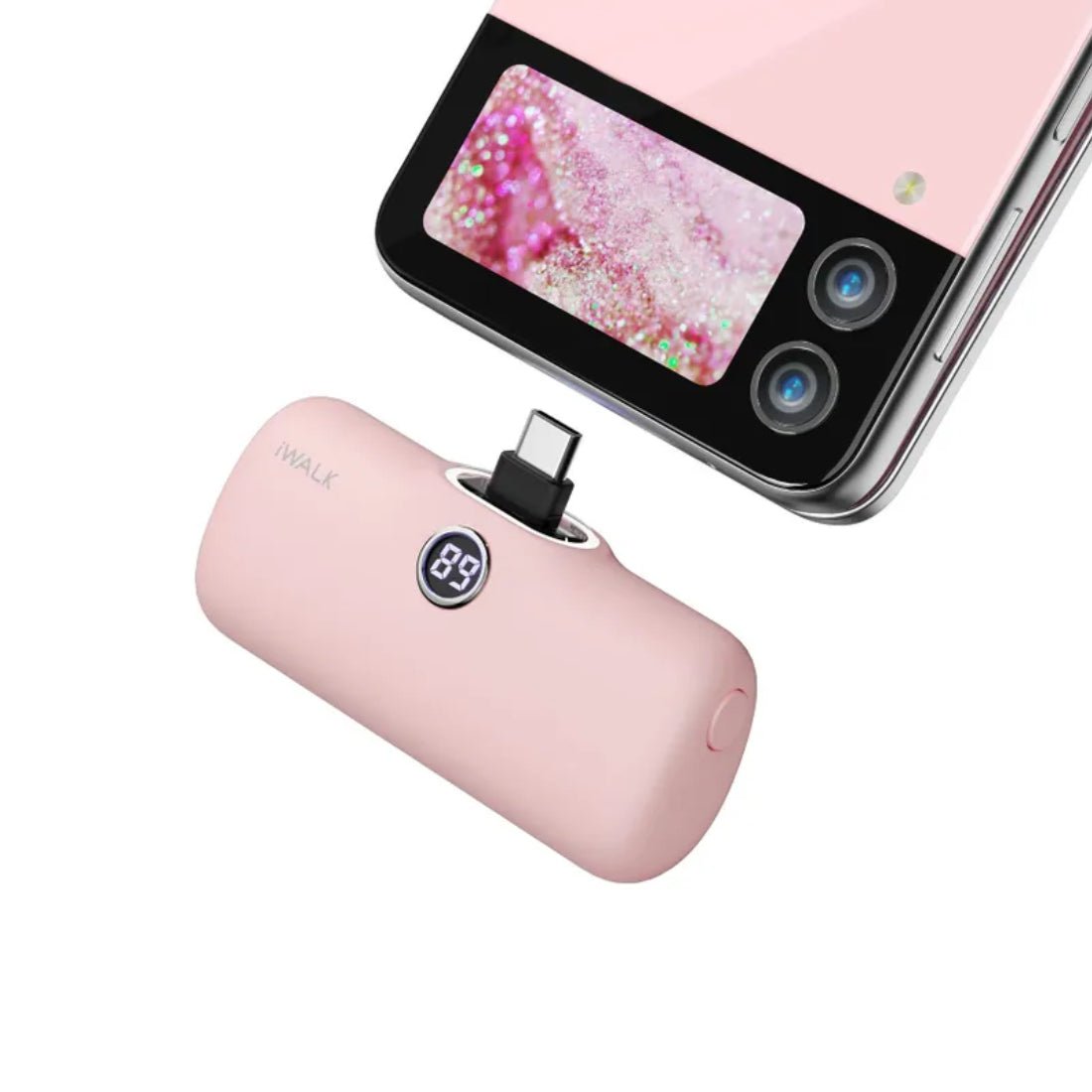 iWalk LinkPod Portable Charger 4800mAh Power Bank - Pink - مزود طاقة –  Store 974