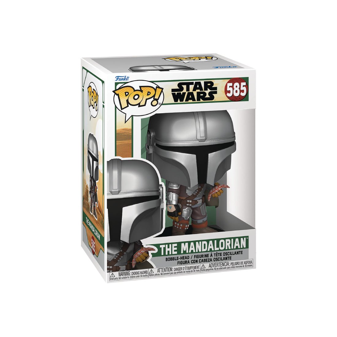 Figurine Pop The Mandalorian with pouch (Star Wars The Book of