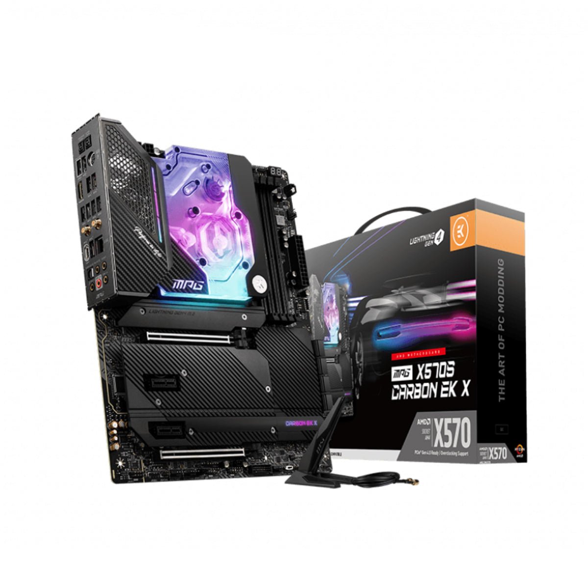 MSI MPG X570S Carbon EK X AM4 AMD Motherboard اللوحة الأم