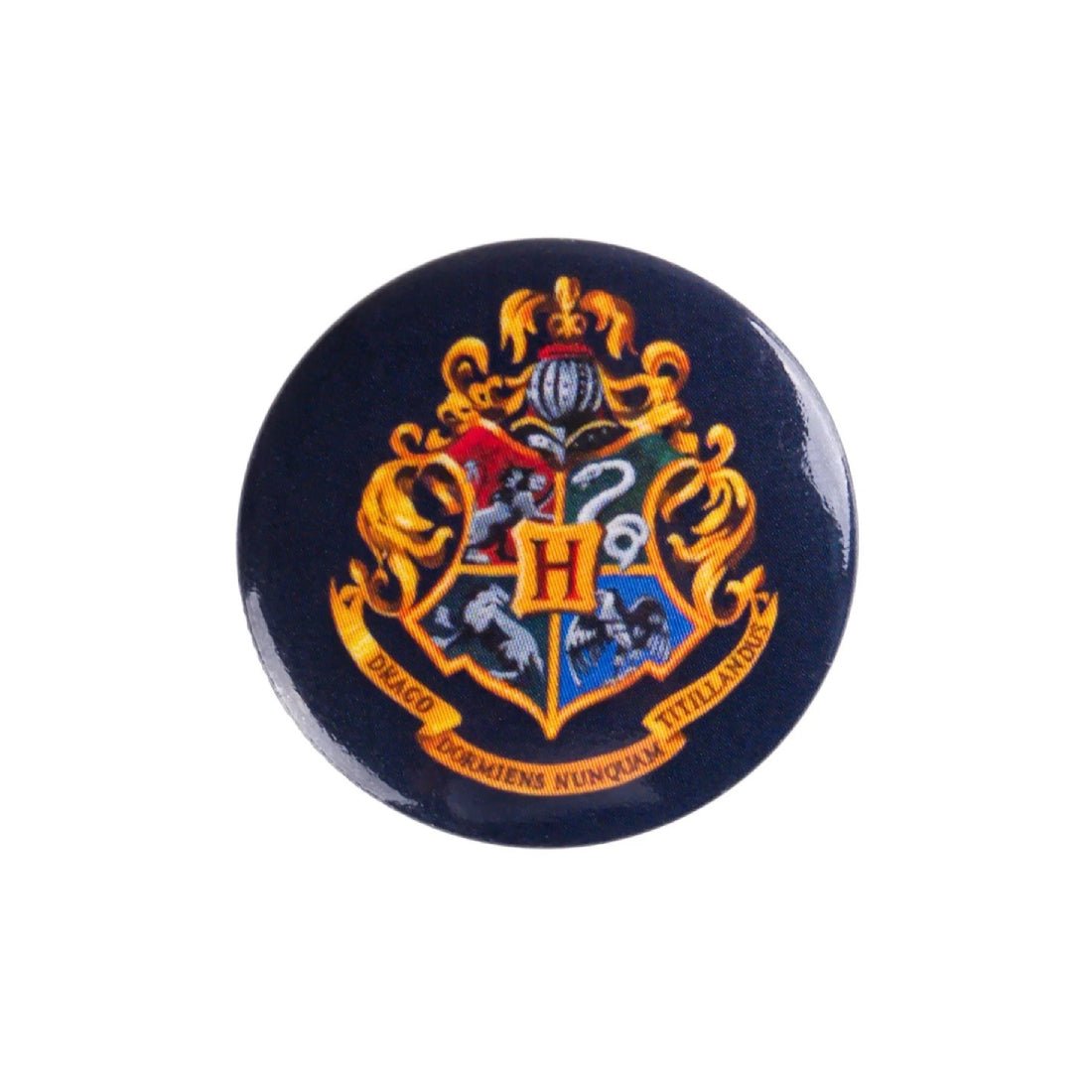 Harry Potter - Hogwarts Crest Button Badge - أكسسوار - Store 974 | ستور ٩٧٤