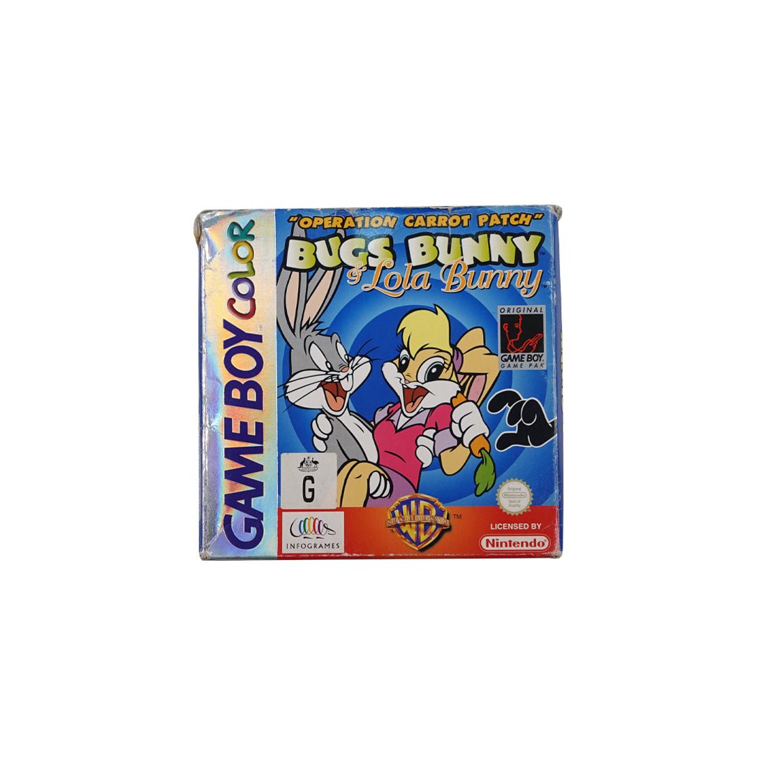Bugs Bunny & Lola Bunny Sur Game Boy Color - Jeu Complet - 2023 - Envoi Rapide