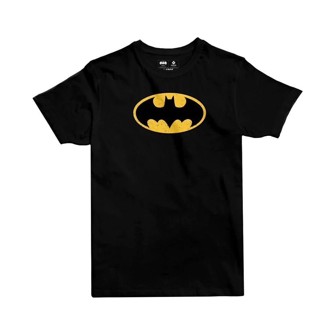 Jobedu Batman Logo Men's T-shirt - Black - تي-شيرت - Store 974 | ستور ٩٧٤