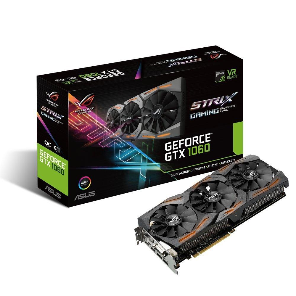 Asus ROG Strix GeForce GTX 1060 6GB GDDR5 PCI-E Gen 3x4 Graphics