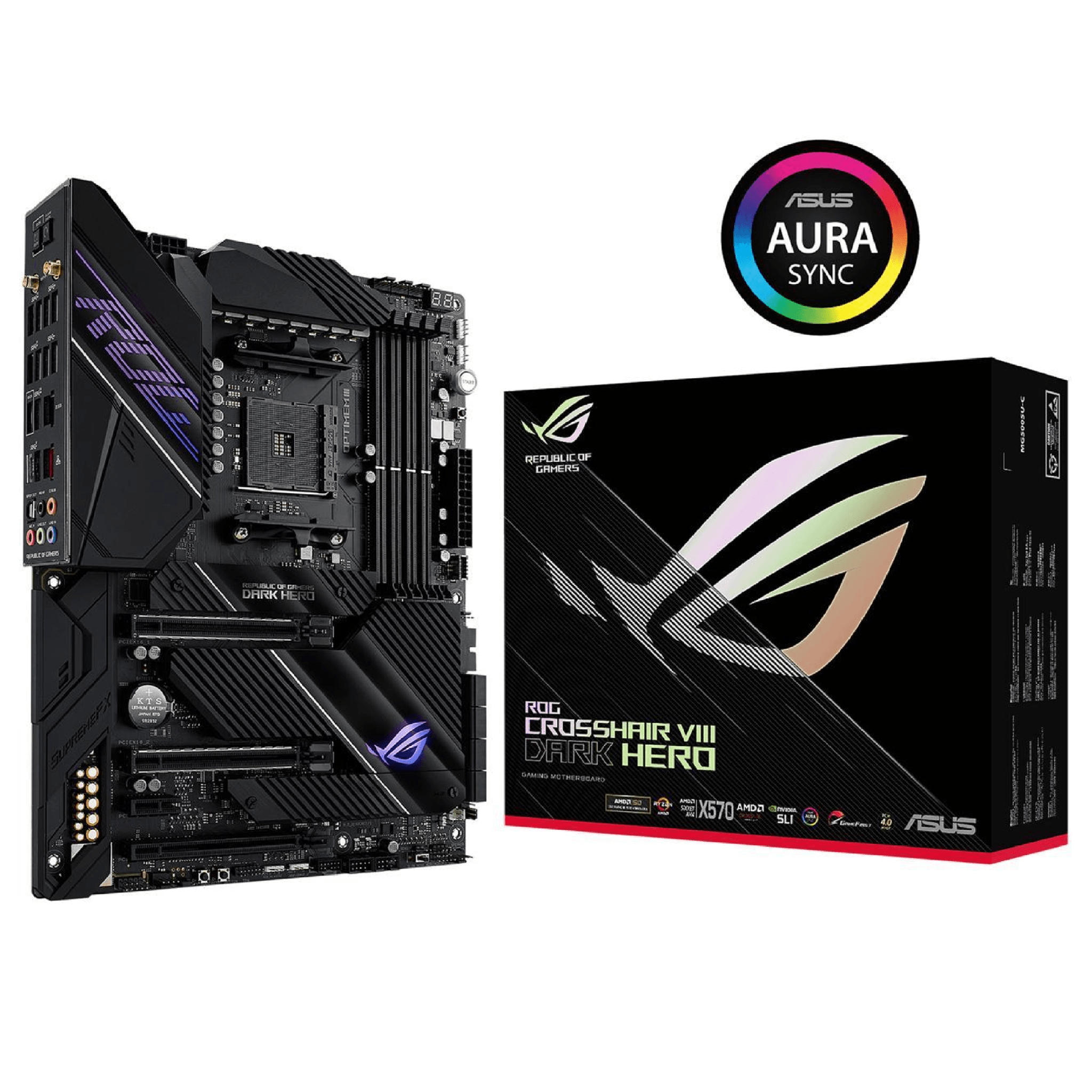 Asus ROG X570 Crosshair VIII Dark Hero WiFi AM4 Motherboard