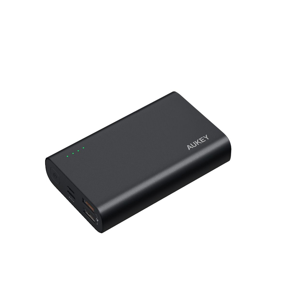 AUKEY XD12B 10000mAh Aluminum USB-C Power Bank-Black مزود الطاقة