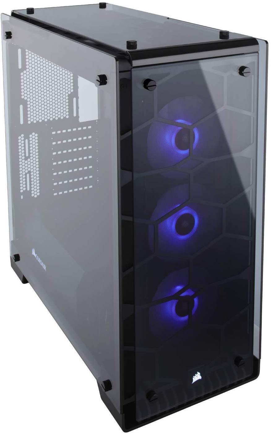 Corsair Crystal 570X RGB ATX Mid Tower Case - Black - صندوق