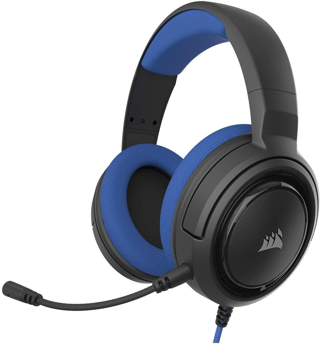 Corsair HS35 Stereo Wired Gaming Headset - Blue - Store 974 | ستور ٩٧٤