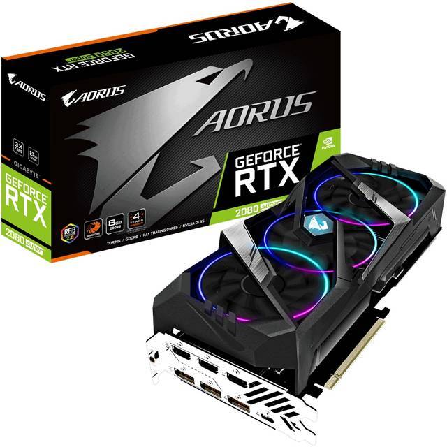 Gigabyte Aorus NVIDIA GeForce RTX 2080 Super PCI-Express Video