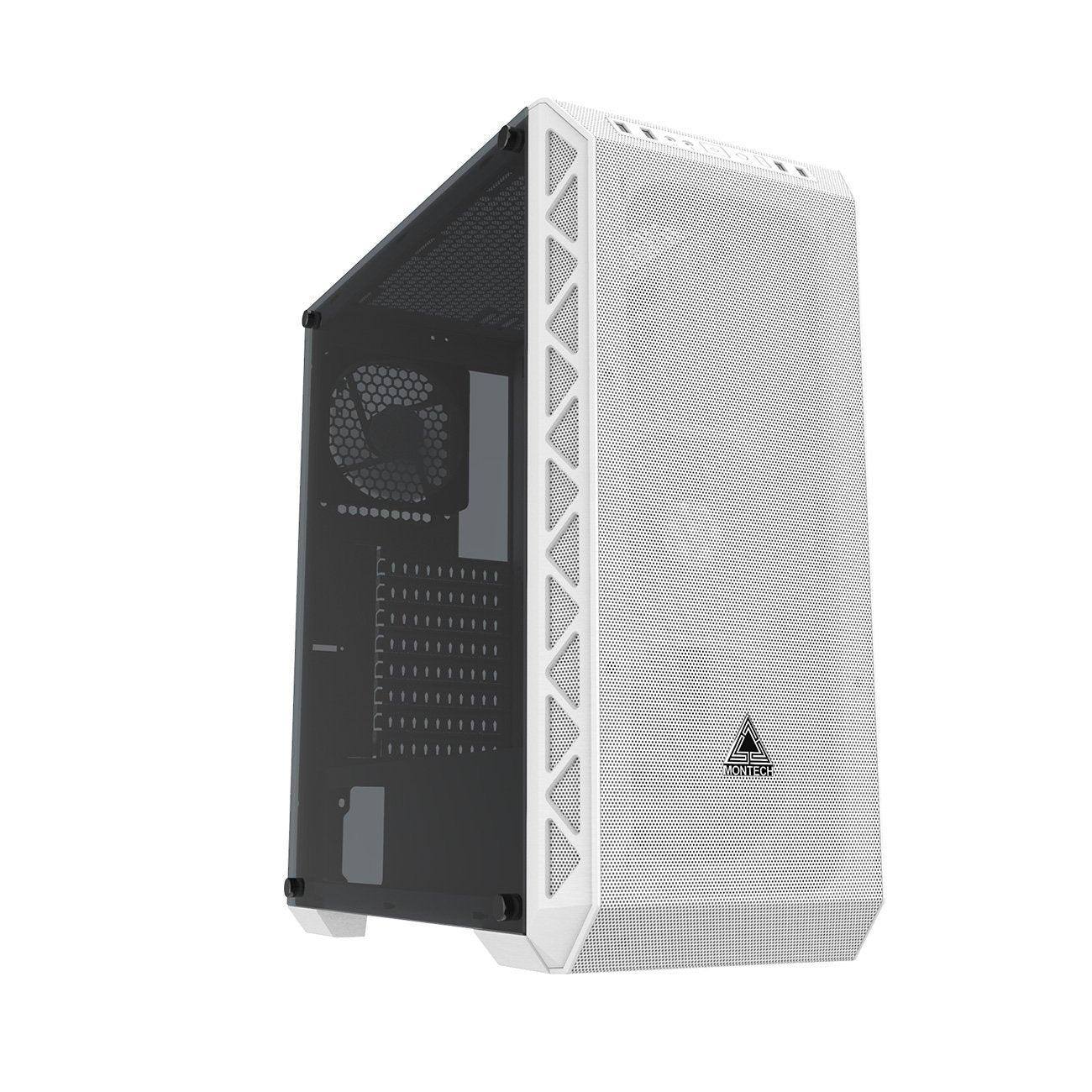 Montech Air 900 Mesh White ATX Mid Tower w/ 2 Fans - Store 974 | ستور ٩٧٤
