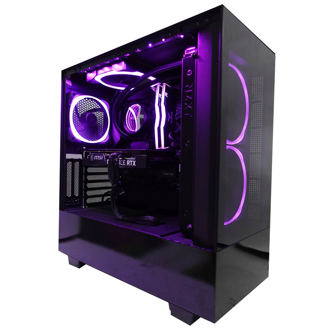 Gaming Pc Case Nzxt H510 Micro Atx Build Pre-Built) Gaming PC