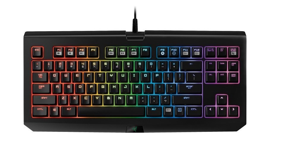 Razer BlackWidow Tournament Edition Chroma - Razer Green - لوحة